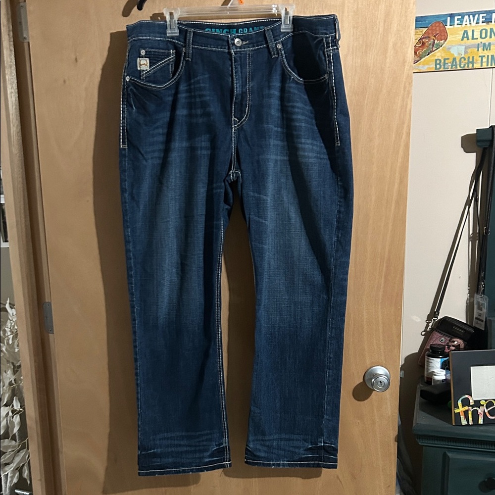 Cinch Relaxed Fit Dark Blue Jeans